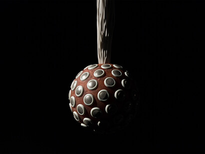 Rafael Lozano-Hemmer, Sphere Packing: Gyorgy Ligeti, 2014, courtesy of the artist and Carroll / Fletcher