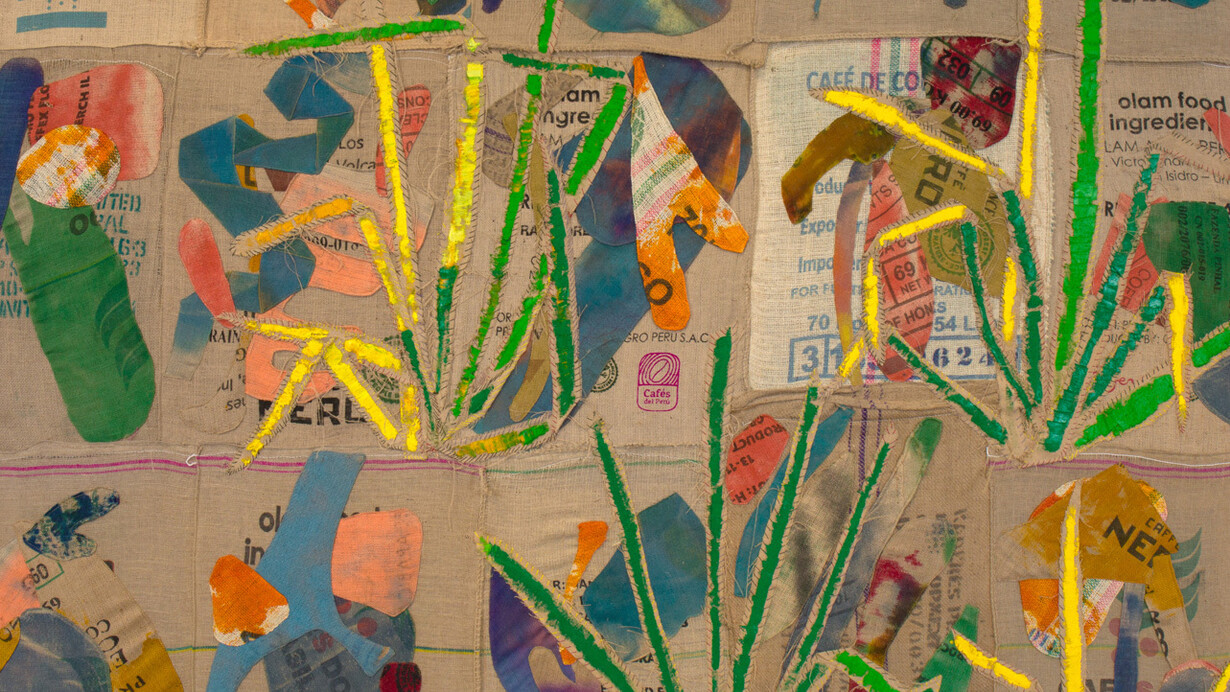 Alvaro Barrington, Grandma's yard, morning (detail), 2025, 2025. Courtesy of Sadie Coles HQ