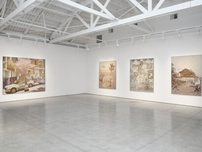 Cynthia Talmadge, Chevy Chase syndrome, exhibition view. Courtesy of Marc Selwyn Fine Art