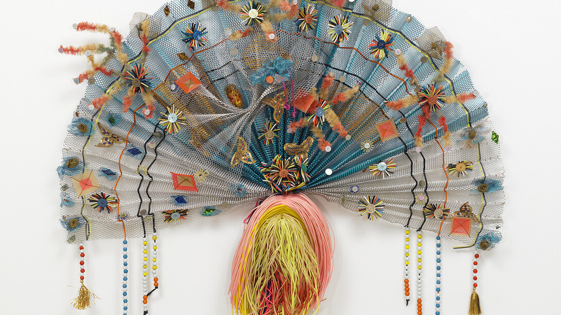 Lynda Benglis, Zanzidae: Peacock Series, 1979, Wire mesh, enamel, glass and plastic, Image: Courtesy the artist and Cheim & Read, New York