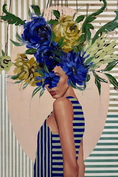Anna Kincaide, In bloom (detail). Courtesy of JoAnne Artman Gallery 
