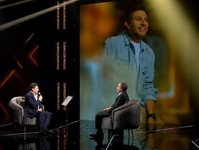 Hany Abdel Aziz Shaker was an Egyptian singer, actor, and composer. His first public appearance came as part of Abdel Halim Hafez’s choral group in the song "Sora," and he later played the young Sayed Darwish in the film Sayed Darwish