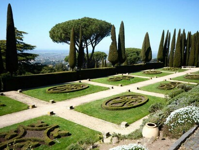 Pope’s Summer Palace in Castel Gandolfo, gardens