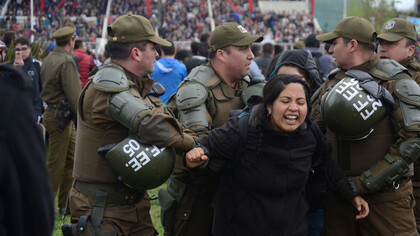 Represión sobre el pueblo mapuche