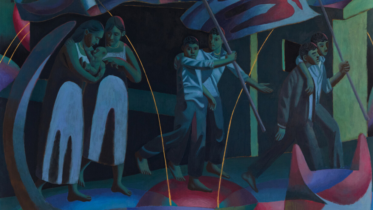 Gabriel Pozzo, Eternal procession (a town full of echoes) (detail), 2026. Courtesy of Spinello