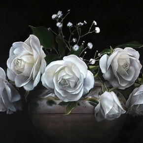 De lucchi Ottorino, Festa del Compleanno, watercolor drybrush su tavola, 36,5x51 cm, 667