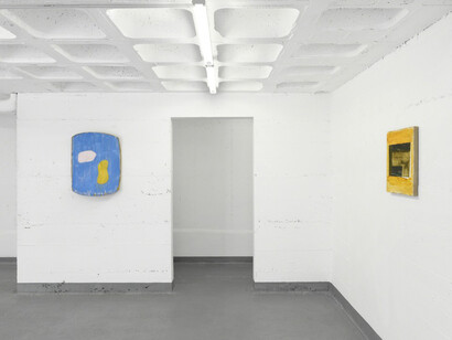 Ron Gorchov, Erik Lindman and Nathlie Provosty. Courtesy of Ribordy Contemporary