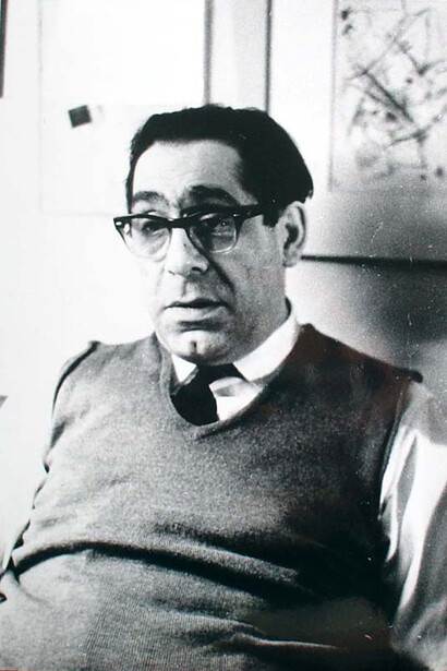 The collector George Costakis, photo Henri Cartier-Bersson, © State Museum of Contemporary Art-Costakis collection / Thessaloniki
