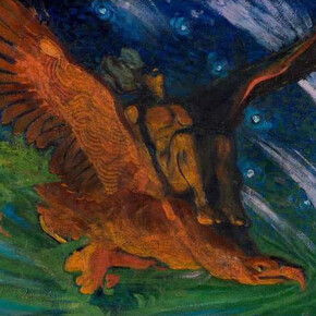 Oskar Kallis, Kalev sul dorso dell’aquila © Stanislav Stepashko