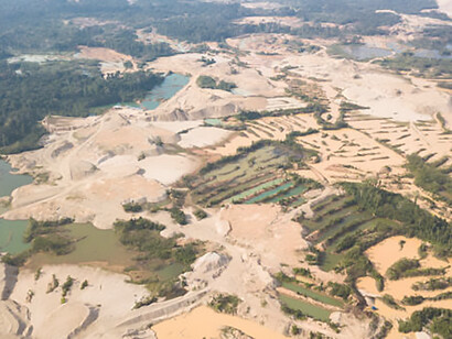 Images captured from outer space vividly depict the extensive scale of illegal gold mining in Peru, underscoring the magnitude of environmental impact caused by these unauthorized activities