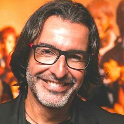 Ricardo Stuckert na inauguração da exposição