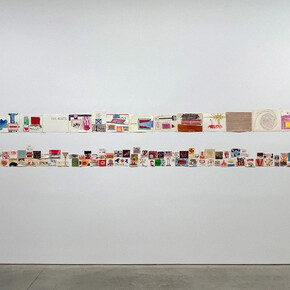 Chuck Webster, The completist, works on paper, exhibition view. Courtesy of M. David and Co. Gallery