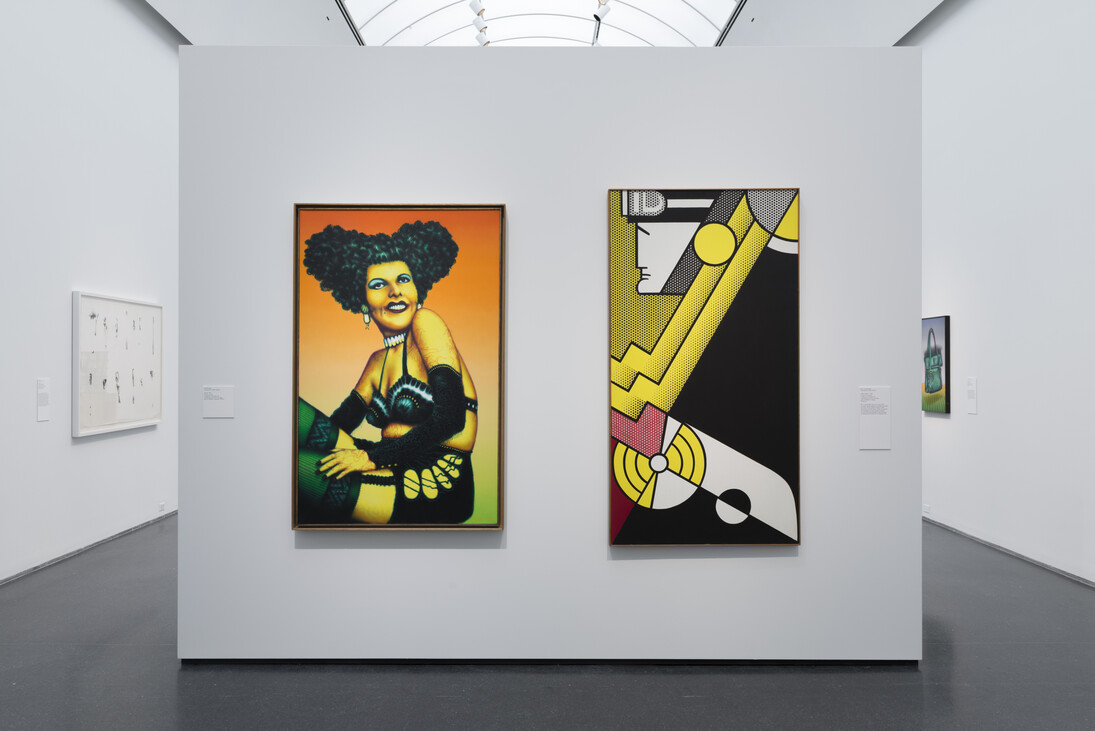 Installation view, The Street, the Store, and the Silver Screen: Pop Art from the MCA Collection, MCA Chicago, December 19, 2015-March 27, 2016. Photo: Nathan Keay, © MCA Chicago.