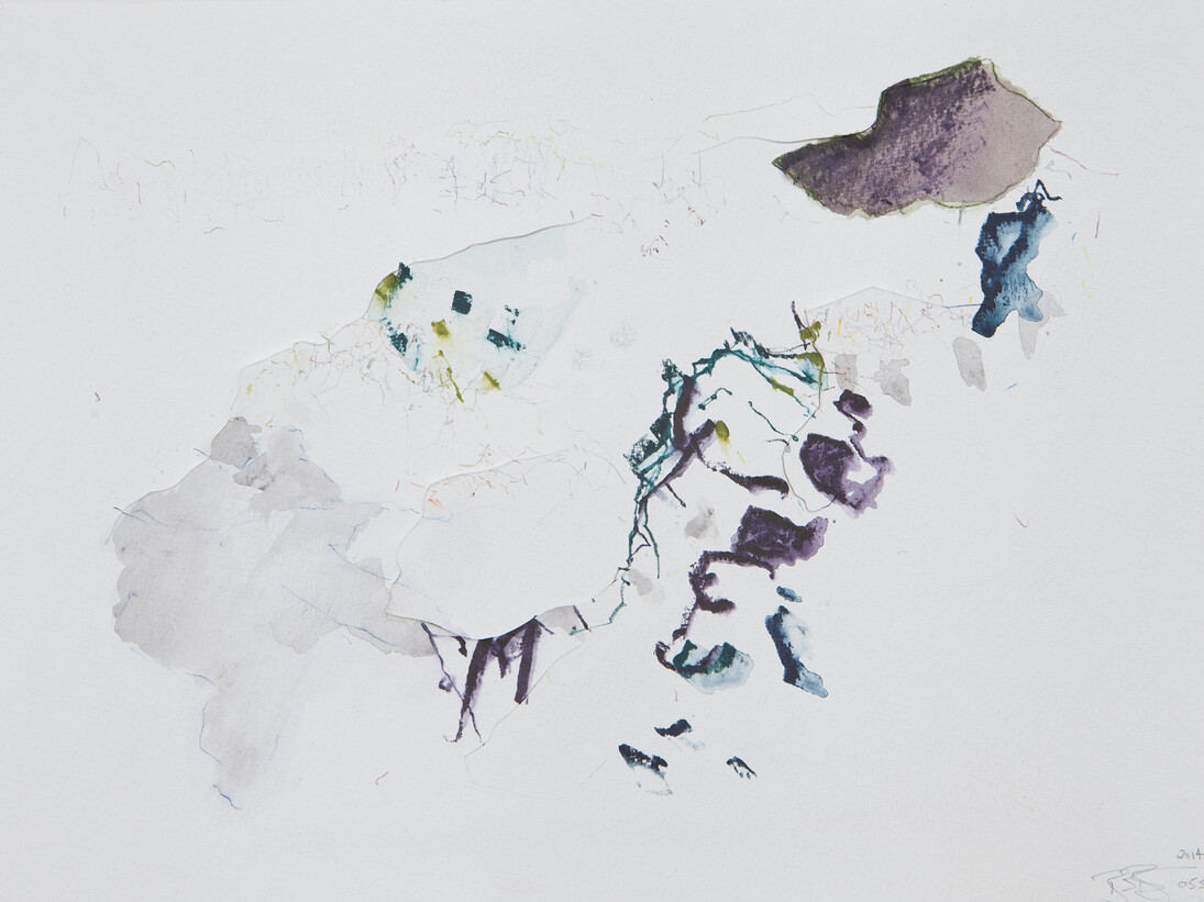 Brendan Stuart Burns, Untitled, 2014, Watercolour pencil on paper, 30 x 40 cm © the artist, courtesy of Osbourne Samuel