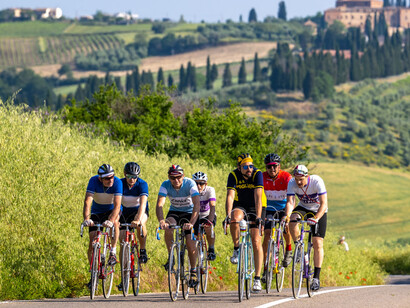 Il panorama dell'Eroica Montalcino è suggestivo e offre meravigliosi scorci naturalistici 
