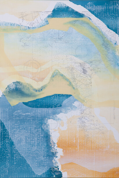 Teja Tegelj, Borders - Mixed Media