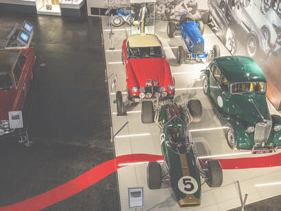 The museum highlights the significance of Silverstone as the birthplace of the Formula One World Championship and its role in shaping the motorsport landscape