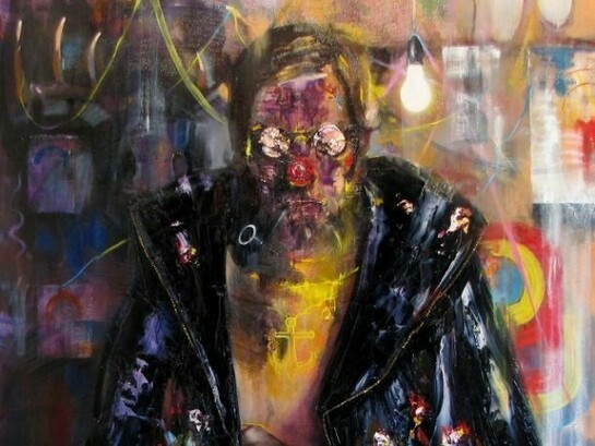 Nolan, Gavin 'Private View', 2013 Oil on canvas 127x92cm