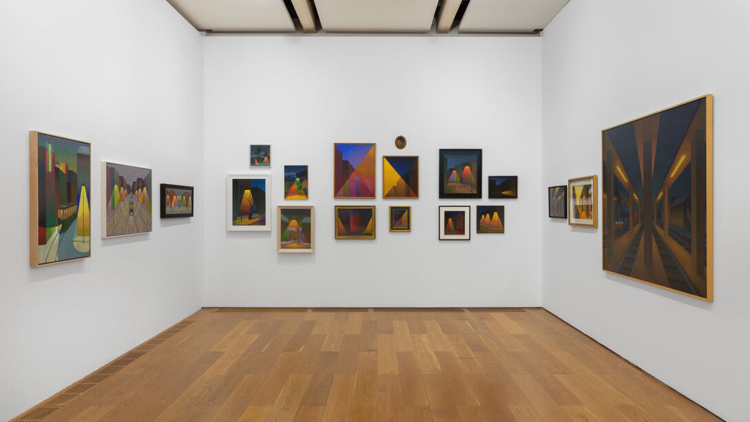 Salvo, Arrivare in tempo, vista della mostra. Per gentile concessione della Pinacoteca Agnelli