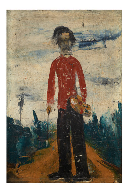 Yuzo Saeki, Standing Self-Portrait, 1924, Nakanoshima Museum of Art, Osaka


