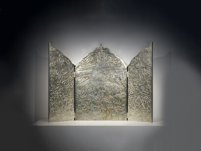 Keith Haring, Altarpiece, 1990. Courtesy of Denver Art Museum