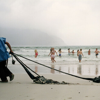 Mikhael Subotzky, Mark, Hout Bay Beach, 2005, Courtesy The Walther Collection and The Goodman Gallery, Johannesburg
