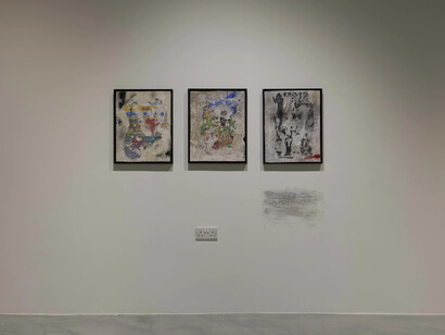 Salma Dib, Marks of return, exhibition view. Courtesy of Aisha Alabbar Gallery