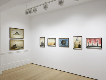 Various artists, Seeds of surrealism: women of monsieur ozenfant’s academy, exhibition view. Courtesy of Richard Saltoun Gallery