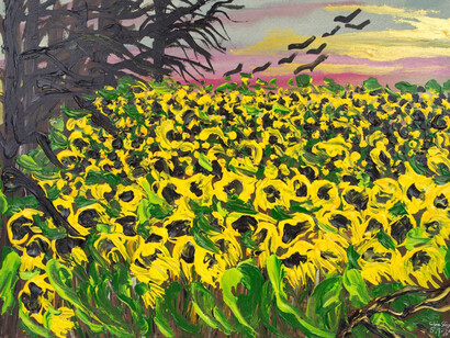 Ceija Stojka, Untitled (detail), 05.01.2006. Courtesy of the Drawing Center