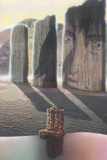 Vanishing Point, Gordon Cheung, 150 x 200 cm, Mixed media on canvas, 2018