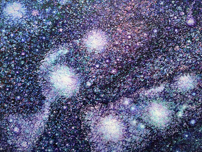 Sia Sang Bok Lee, The wind of the stars. Courtesy of Kate Oh Gallery