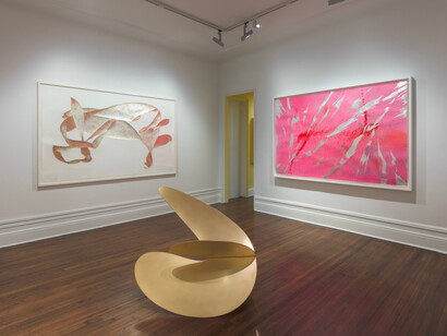 Jorinde Voigt, The Match, exhibition view. Courtesy of the David Nolan Gallery