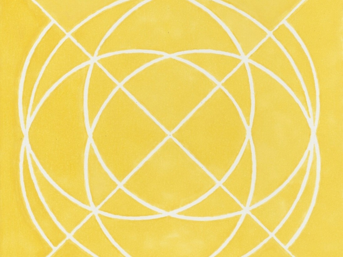 Lucinda Childs, Sol LeWitt. Courtesy of Galerie Thaddeus Ropac