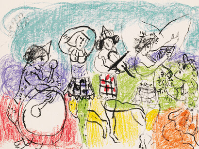 Marc Chagall, The Little Arlequins