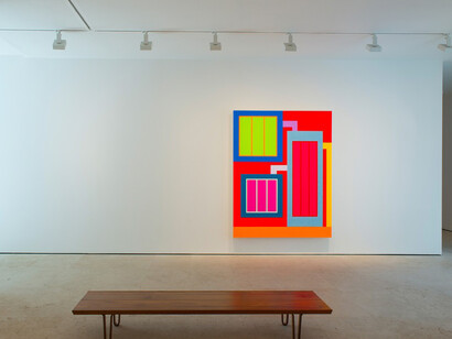 Peter Halley. Courtesy of Maruani Mercier