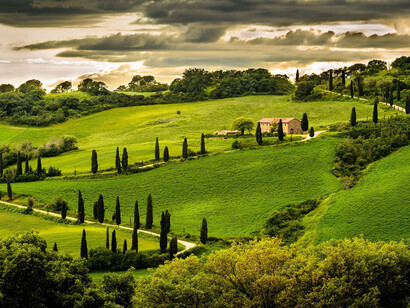 Vista de la región de Umbría