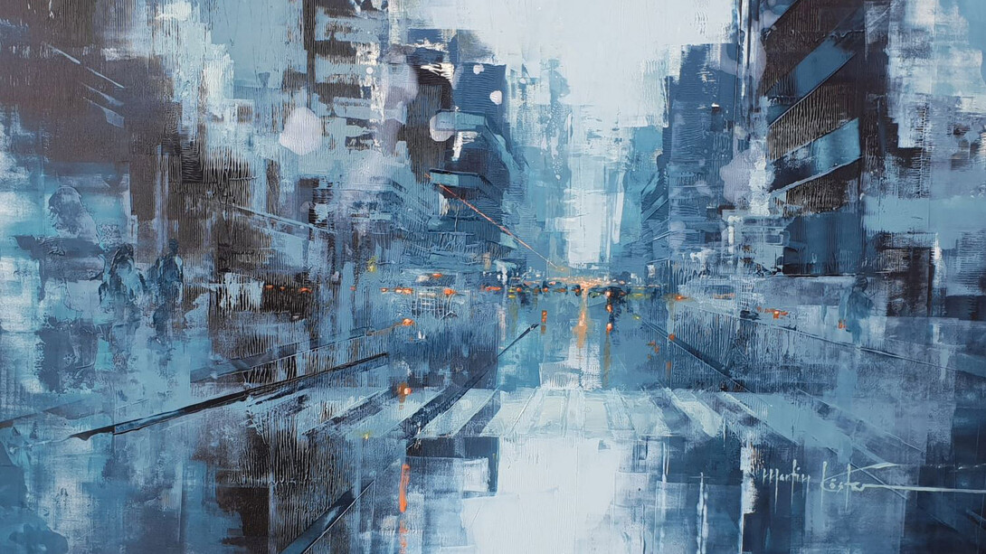 Martin Köster, New York, I walk alone (detail). Courtesy of Gallery V58