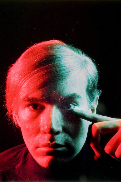 Phillippe Halsman, Andy Warhol (detail), 1968. Courtesy of the Montclair Art Museum