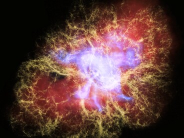 La visione multibanda della Nebulosa del Granchio offerta dai Grandi Osservatori. Immagine della Nebulosa del Granchio ripresa dal Compass. J. DePasquale, and R. Hurt (Caltech/IPAC)