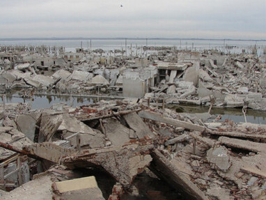 Epecuén fue un pueblo turístico argentino famoso por las propiedades curativas de su lago salado