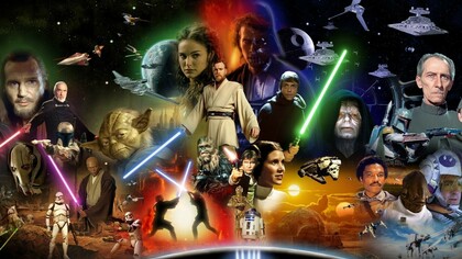 Los personajes de toda la saga Star Wars
