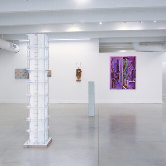 Various artists, Material, material world (Miami), exhibition view. Courtesy of David Castillo Gallery