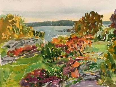 Nell Blaine, Touch of Fall, 1994. Courtesy of Tibor de Nagy
