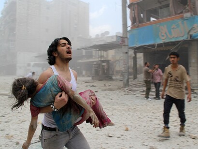 Víctimas de la guerra en Siria