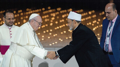 Pope Francis and Grand Imam Ahmed Al-Tayyeb 