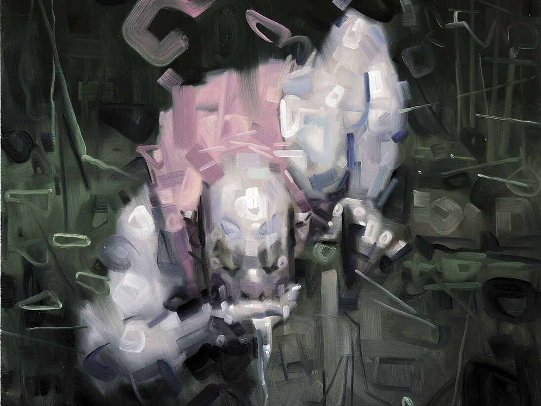 Wainer Vaccari, Sottoriva, dettaglio, 2014, olio su tela, 100 x 80 cm
