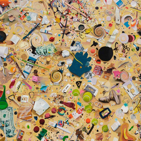 Tom Friedman, Detritus (detail), 2025. Courtesy of Lehmann Maupin 
