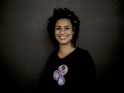 Marielle Franco, assassinada a tiros no Rio de Janeiro no 14 de Março