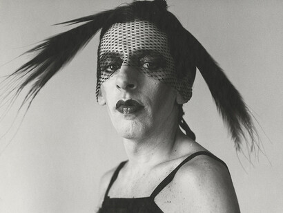 Peter Hujar
John Heys in Lana Turner Dress #1, 1979
vintage gelatin silver print
20 x 16 inches; 50.8 x 40.6 cm
© The Peter Hujar Archive LLC