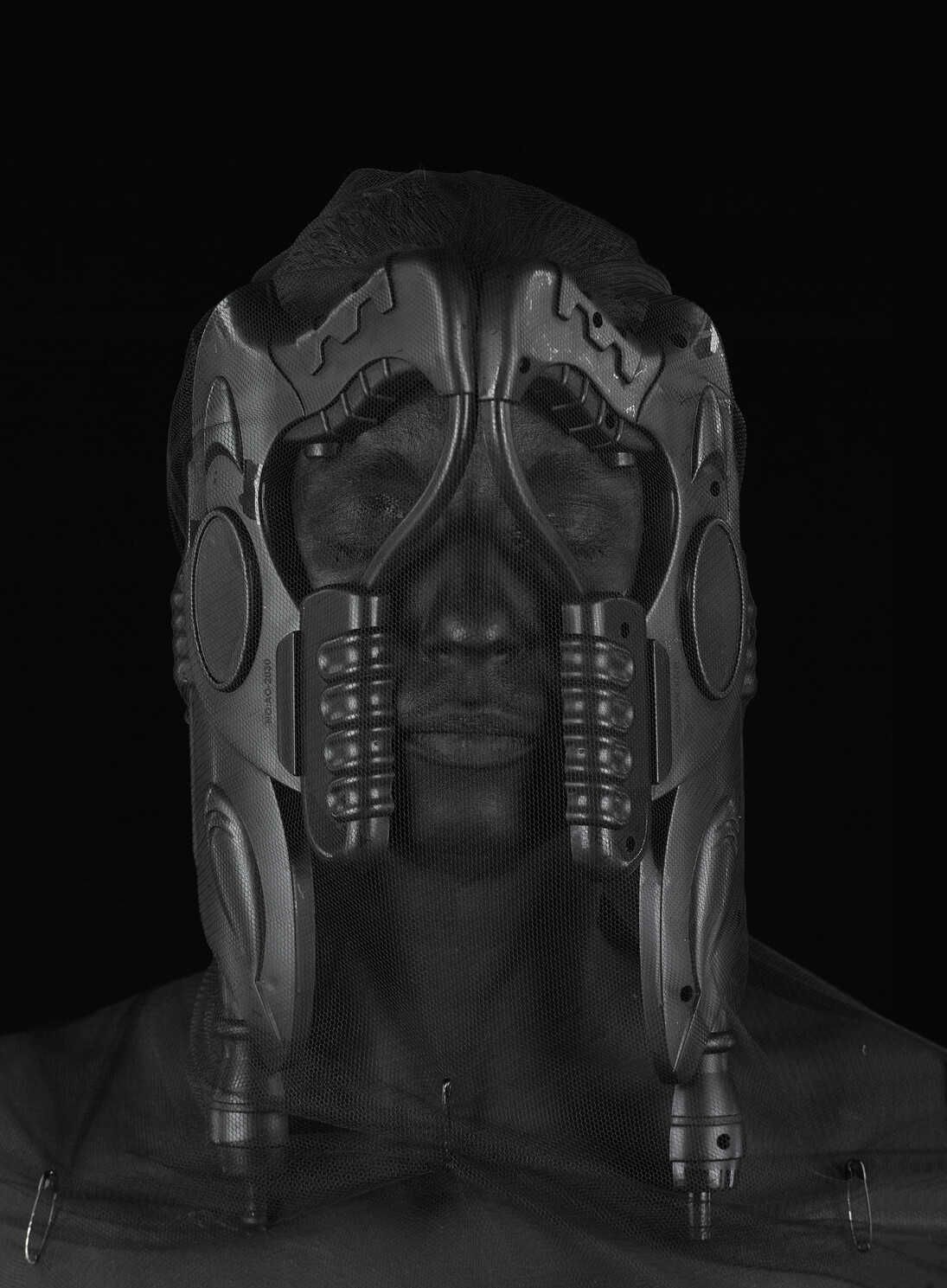 Marco Bolognesi. The inquietude of Ahlena, 2017, collage corporeo. Sendai City, The Truth, Biennale di Curitiba